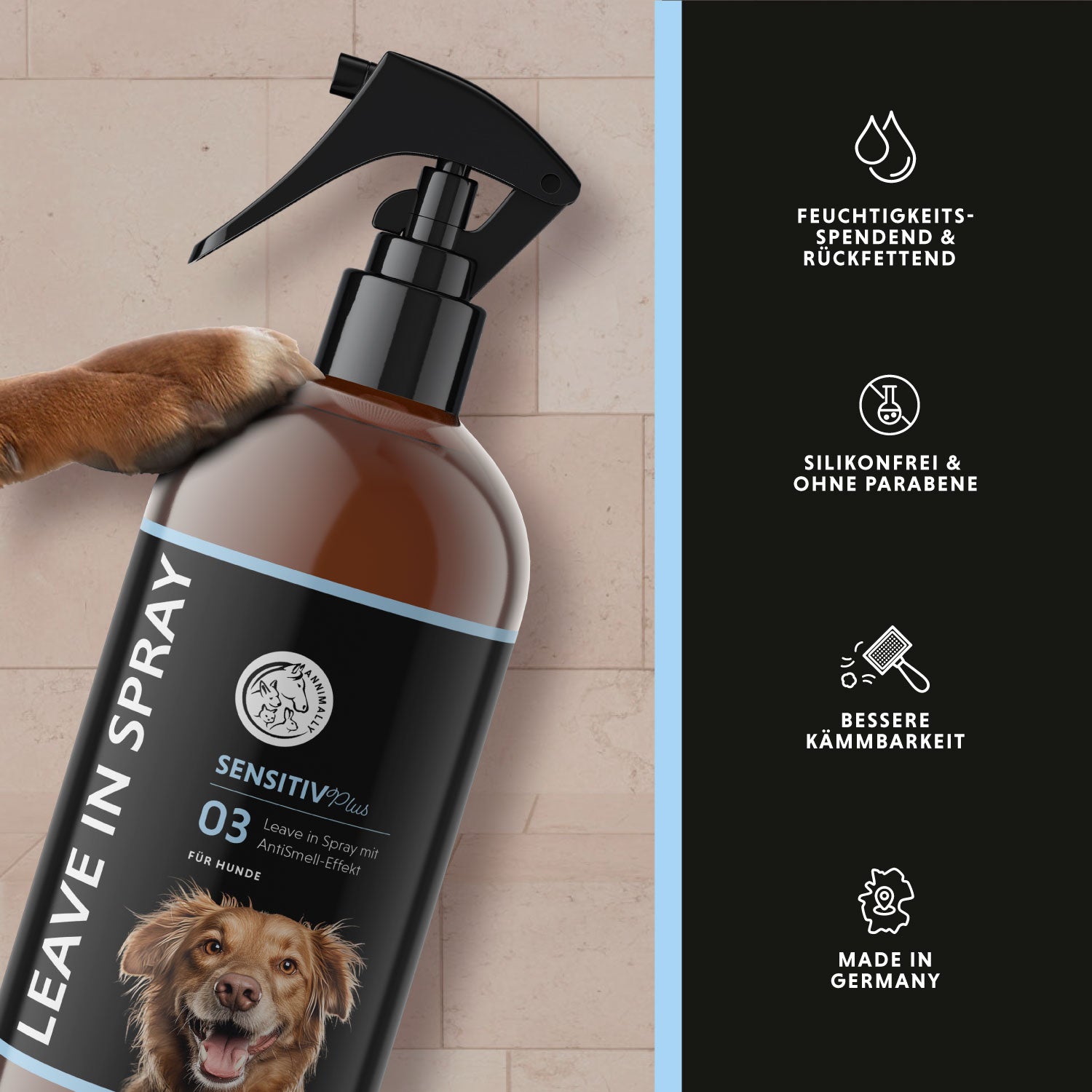 Spray sans rinçage Sensitive Plus