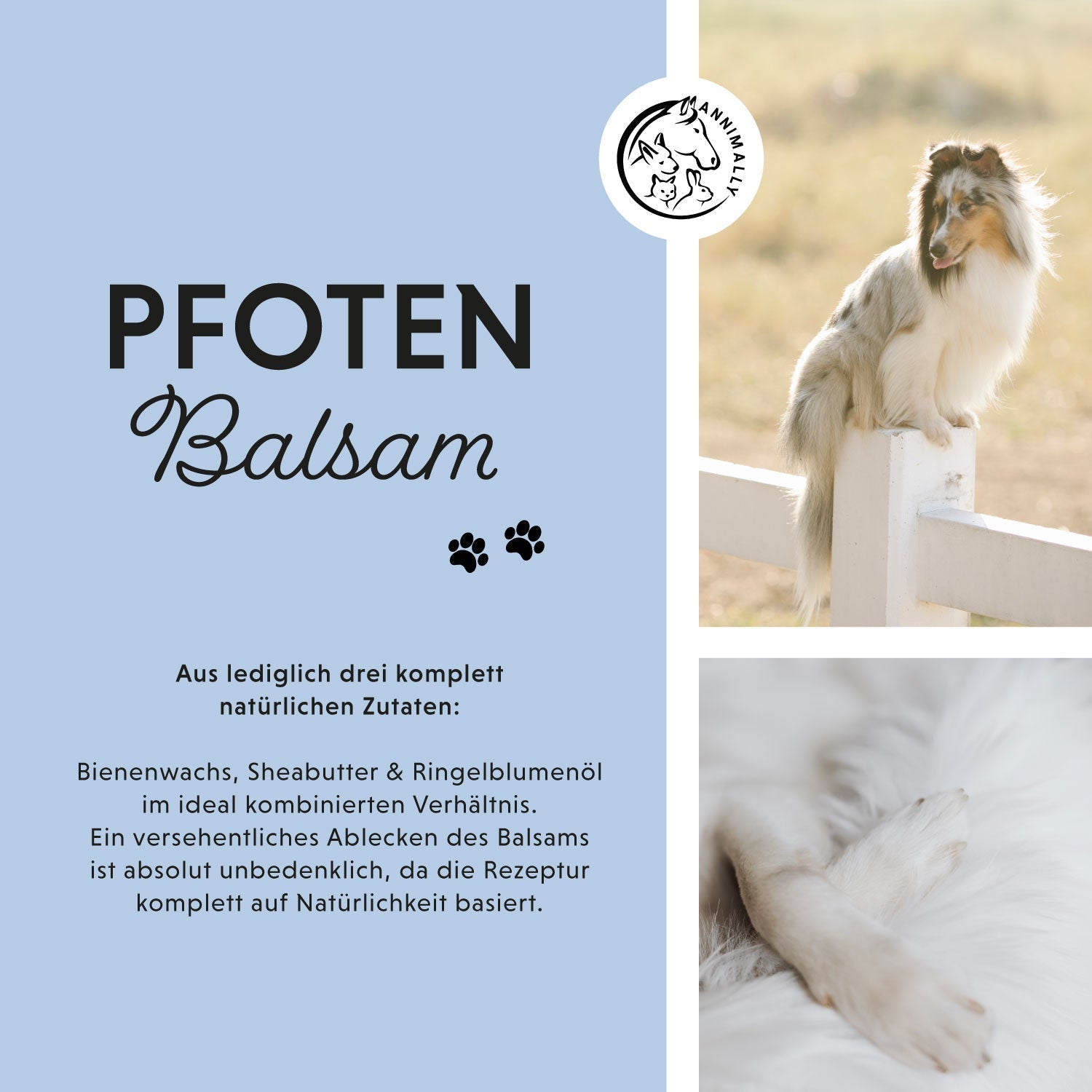 Baume pour les pattes