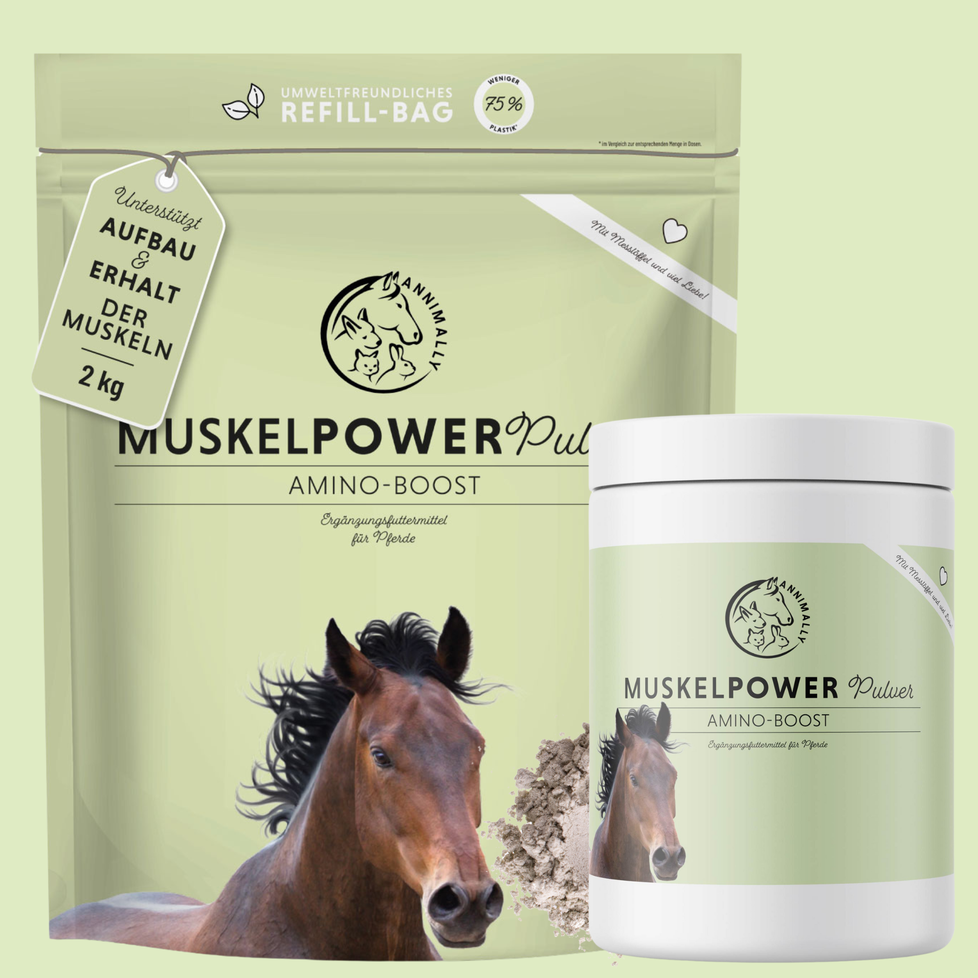 Poudre de puissance musculaire